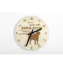 Mâtin espagnol, Mastin Leones - horloge avec chien, horloge en bois, horloge murale pour les amoureux des chiens, horloge de bureau et étagère, Art-Dog