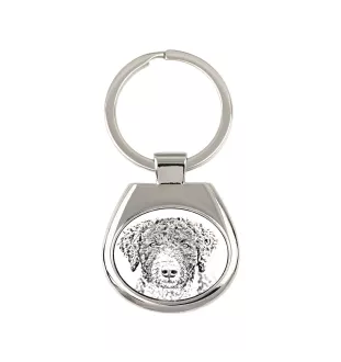 Chien d'eau espagnol, Chien turc - porte-clés avec chien, porte-clés imprimé, breloque personnalisée de la marque Art-Dog