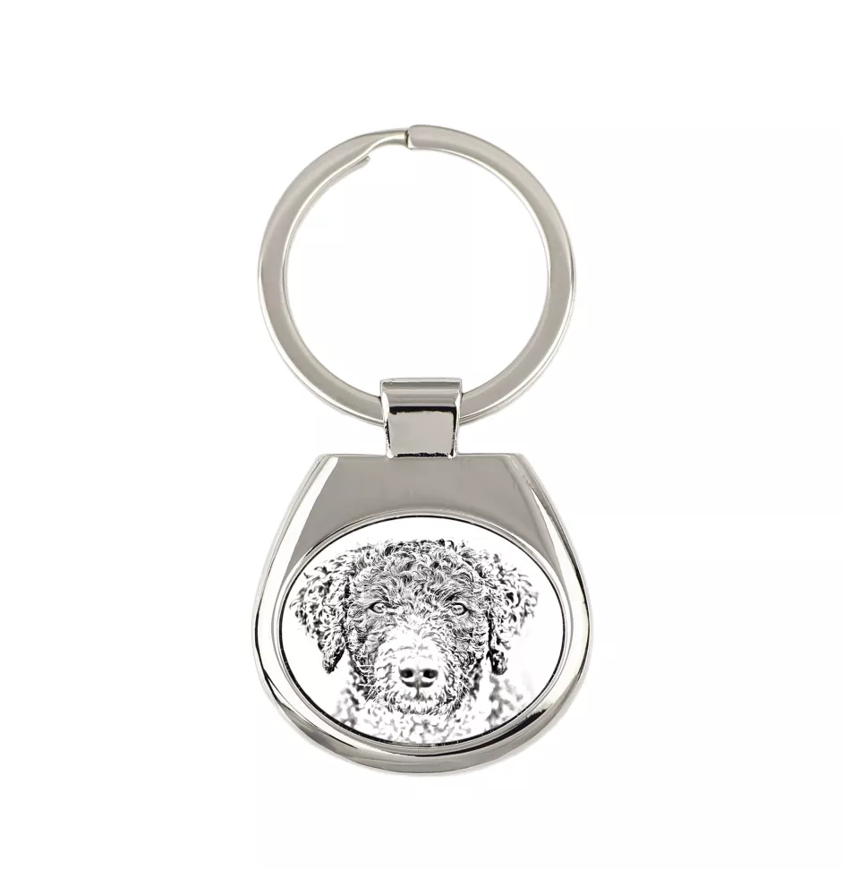 Chien d'eau espagnol, Chien turc - porte-clés avec chien, porte-clés imprimé, breloque personnalisée de la marque Art-Dog