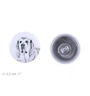 Spanish Mastiff, Mastín Español - unique dog earrings, your pet on a keychain, Art-Dog's own brand