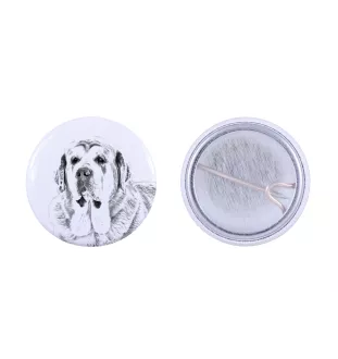 Spanish Mastiff, Mastín Español - pin with your dog, add your own photo, Art-Dog brand