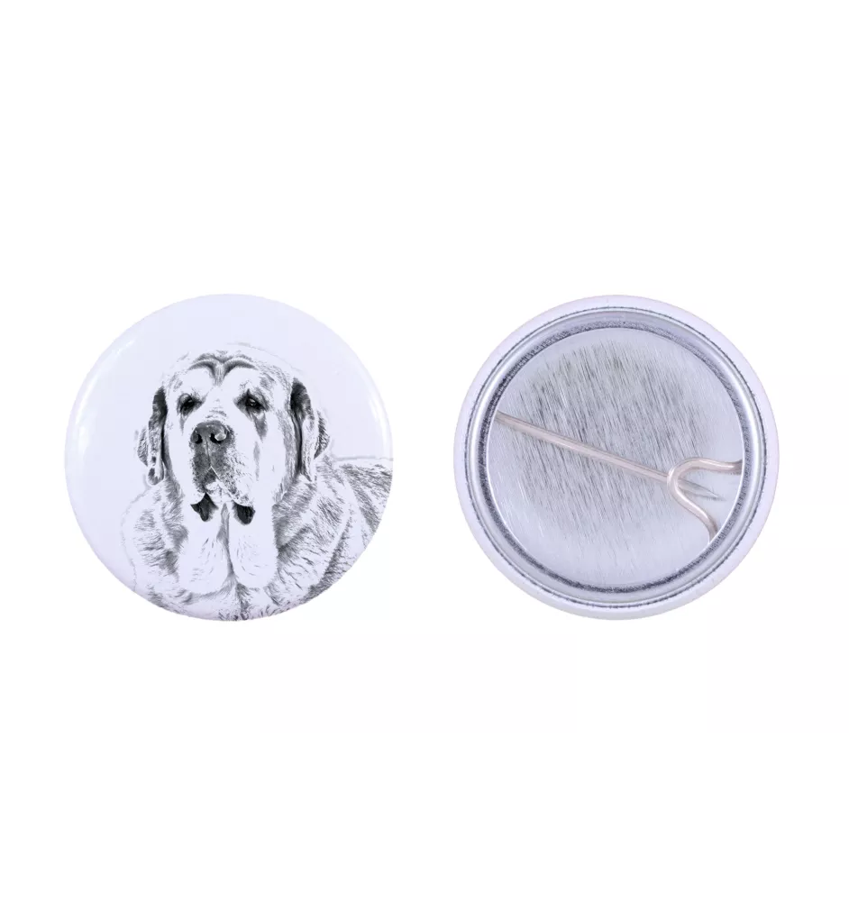 Spanish Mastiff, Mastín Español - pin with your dog, add your own photo, Art-Dog brand