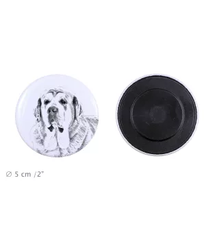 Spanish Mastiff, Mastín Español - magnet with a dog's pupil, exceptionally light, strong magnet, handmade product by the Art-Dog brand