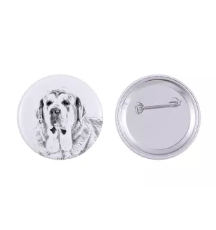 Spanish Mastiff, Mastín Español - pin with your dog, add your own photo, Art-Dog brand