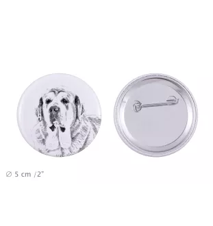 Spanish Mastiff, Mastín Español - pin with your dog, add your own photo, Art-Dog brand