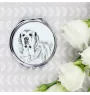 Mâtin espagnol, Mastin Leones - miroir de poche avec chien, miroir personnalisé pour sac à main, miroir compact avec impression de la marque Art-Dog