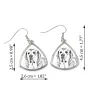 Spanish Mastiff, Mastín Español - dog earrings, hanging earrings with a picture, personalized jewelry with Art-Dog brand print