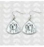 Mâtin espagnol, Mastin Leones - boucles d'oreilles avec chien, boucles d'oreilles pendantes avec photo, bijoux personnalisés avec impression de la marque Art-Dog