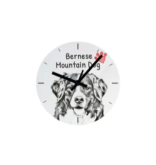 Spanischer Wasserhund, Andalusischer Türke, Türkenhund - Wanduhr mit Hund, Regal Uhr mit Druck, personalisierte Hausdekoration von Art-Dog.