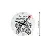 Chien d'eau espagnol, Chien turc - horloge murale avec chien, horloge de table avec impression, décoration personnalisée de la maison de la marque Art-Dog