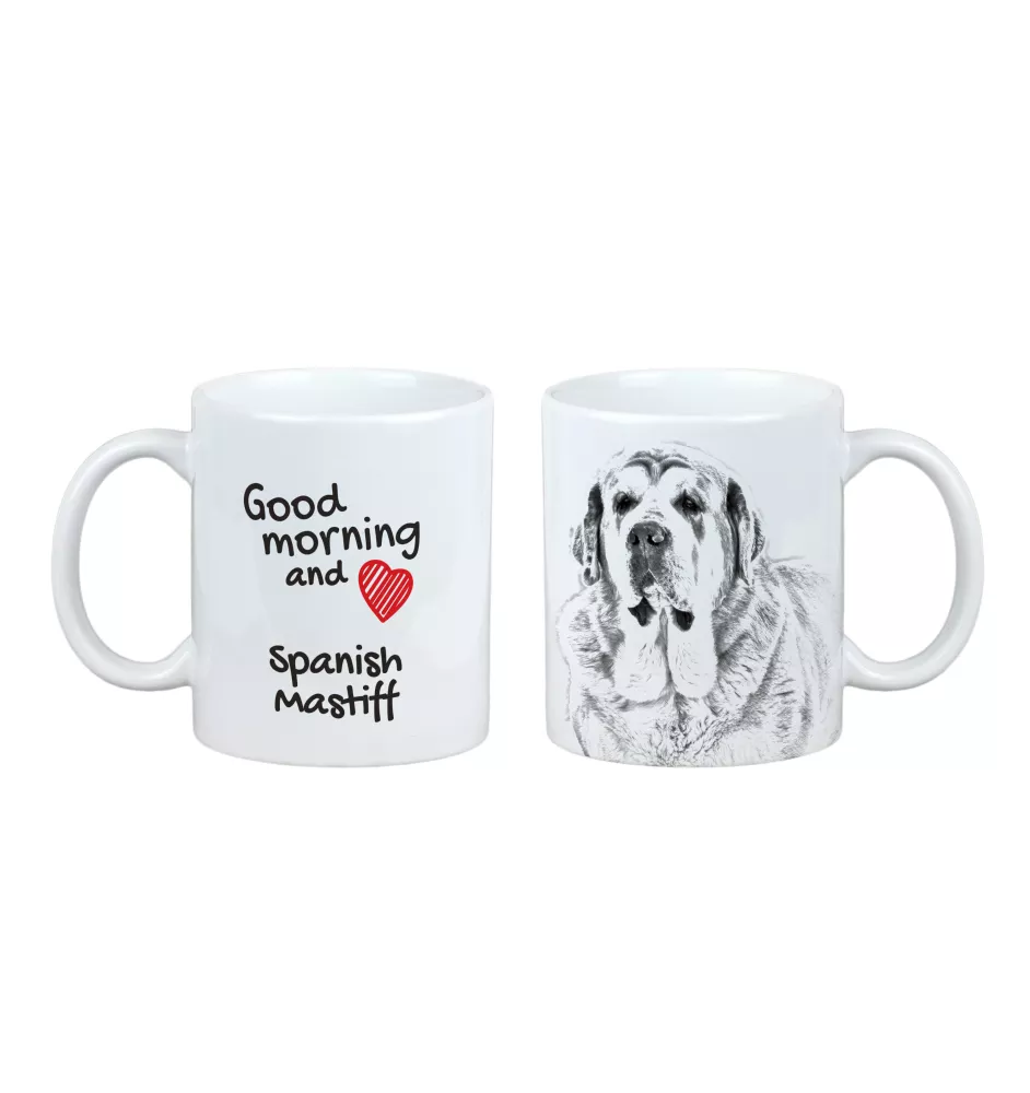 Mâtin espagnol, Mastin Leones - tasse avec chien, tasse avec photo, cadeau personnalisé de la marque Art-Dog