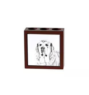 Mâtin espagnol, Mastin Leones - porte-stylo avec chien, organiseur de bureau avec impression, décoration de bureau personnalisée de la marque Art-Dog