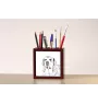 Spanish Mastiff, Mastín Español - pen holder with a dog, desk organizer with a print, personalized desk decoration from the Art-Dog brand.