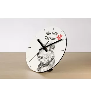 Spanish Mastiff, Mastín Español - wall clock with a dog, shelf clock with a print, personalized home decoration from the Art-Dog brand