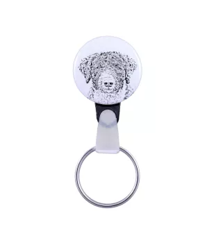 Chien d'eau espagnol, Chien turc - porte-clés avec l'image d'un chien, pendentif avec la propre graphique de la marque Art-Dog