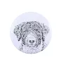 Spanish Water Dog - pin with your dog, add your own photo, Art-Dog brand