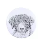 Spanish Water Dog - magnet with a dog's pupil, exceptionally light, strong magnet, handmade product by the Art-Dog brand