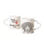 Spanischer Wasserhund, Andalusischer Türke, Türkenhund - Tasse mit Hund, entzückende Tasse mit herzförmigem Henkel, universelles Geschenk der Marke Art-Dog