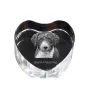 Chien d'eau espagnol, Chien turc - une photo de chien dans un cristal, un cœur en cristal, un cadre photo exceptionnel de la marque Art-Dog