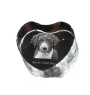 Chien d'eau espagnol, Chien turc - une photo de chien dans un cristal, un cœur en cristal, un cadre photo exceptionnel de la marque Art-Dog