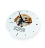 Spanish Mastiff, Mastín Español - geometric wall clock with a picture and the brand name Art-Dog