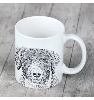 Spanischer Wasserhund, Andalusischer Türke, Türkenhund - Tasse mit Hund, Tasse mit Bild, personalisiertes Geschenk der Marke Art-Dog