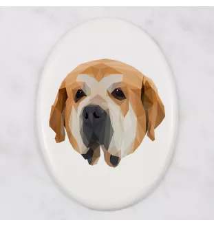 Mastif hiszpański płytka geometryczna Art-Dog
