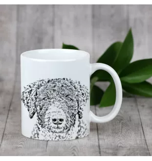 Spanischer Wasserhund, Andalusischer Türke, Türkenhund - Tasse mit Hund, Tasse mit Bild, personalisiertes Geschenk der Marke Art-Dog