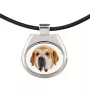 Spanish Mastiff, Mastín Español - necklace with a geometric design and the inscription "Art-Dog"