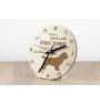 Sussex Spaniel - Uhr mit Hund, Holzuhr mit Gravur, personalisierte Uhr von Art-Dog