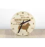 Vallhund suédois, Spitz des Wisigoths, Spitz des Visigoths - horloge avec chien, horloge en bois avec gravure, horloge personnalisée par Art-Dog