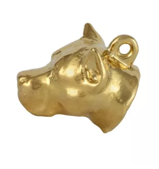 Staffordshire Bull Terrier brelok pozłacany Art-Dog