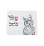 Schwedischer Vallhund, Västgötaspets, Westgotenspitz - Mauspad mit Druck, personalisiertes Mauspad mit Hund, einzigartiges Gadget für Büroangestellte von Art-Dog.