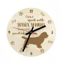 Sussex Spaniel - clock with a dog, wooden clock, wall clock for dog lovers, clock for desk and shelf, Art-Dog