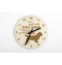 Sussex Spaniel - clock with a dog, wooden clock, wall clock for dog lovers, clock for desk and shelf, Art-Dog