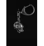 Staffordshire Bull Terrier, Staffy - Silver-plated key ring with a dog in a gift box, handbag decoration, backpack pendant by Art-Dog brand