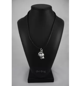 Staffordshire Bull Terrier, Staffy - Necklace with dog, silver-plated pendant for dog fan, unique jewelry by Art-Dog brand