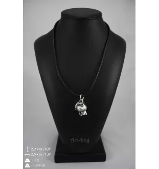 Staffordshire Bull Terrier, Staffy - Necklace with dog, silver-plated pendant for dog fan, unique jewelry by Art-Dog brand