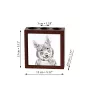 Schwedischer Vallhund, Västgötaspets, Westgotenspitz - Stifthalter mit Hund, Schreibtischorganizer mit Aufdruck, personalisierte Schreibtischdekoration der Marke Art-Dog