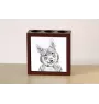 Vallhund suédois, Spitz des Wisigoths, Spitz des Visigoths - porte-stylo avec chien, organiseur de bureau avec impression, décoration de bureau personnalisée de la marque Art-Dog