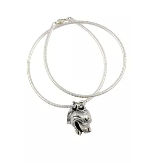 Staffordshire Bull Terrier, Staffordshire Bullterrier - Hundehalsband, einzigartiger Schmuck für den Hundefan, einzigartiger Kreuzotter-Anhänger der Marke Art-Dog