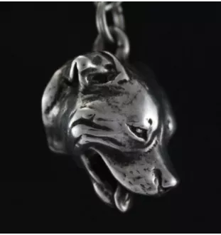 Staffordshire Bull Terrier, Staffy - Dog necklace, unique jewellery for the dog fan, unique adder pendant by Art-Dog brand