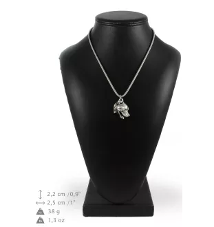 Staffordshire Bull Terrier, Staffy - Dog necklace, unique jewellery for the dog fan, unique adder pendant by Art-Dog brand