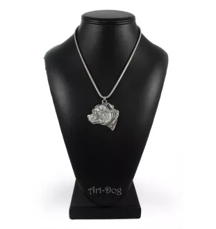Staffordshire Bull Terrier, Staffordshire Bullterrier III - Hundehalsband, einzigartiger Schmuck für den Hundefan, einzigartiger Kreuzotter-Anhänger der Marke Art-Dog