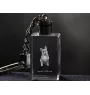 Szwedzki Vallhund brelok kryształowy z psem Art-Dog