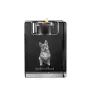 Schwedischer Vallhund, Västgötaspets, Westgotenspitz - Kerzenhalter mit Hundefoto, Teelichthalter aus Kristall, personalisiertes Geschenk der Marke Art-Dog