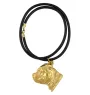 Staffordshire Bull Terrier, Staffie II - Collier pour chien, pendentif plaqué or pour fan de chien, bijoux uniques de la marque Art-Dog
