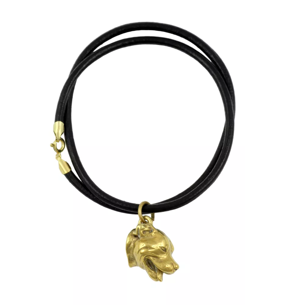 Staffordshire Bull Terrier naszyjnik pozłocony Art-Dog