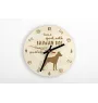 Taiwanhund, Taiwan Dog - Uhr mit Hund, Holzuhr mit Gravur, personalisierte Uhr von Art-Dog