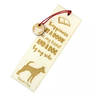 Chien de Taïwan - marque-page pour livre avec chien, marque-page personnalisé, accessoire canin pour les lecteurs de la marque Art-Dog